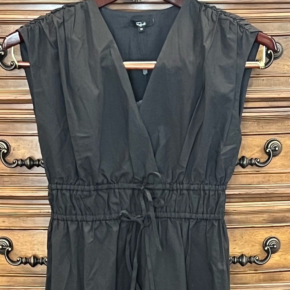 NWT $268 Rails Lucia Eyelet Midi Dress Size XS Black Eco - Picture 7 of 16